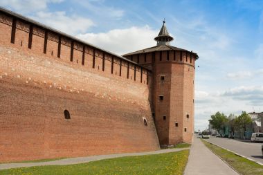 Kolomna yönlü Kremlin Kulesi.