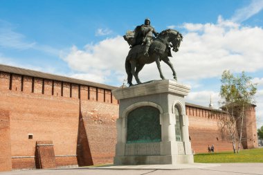 Dmitry Donskoy Marinkina Kulesi Kremlin Ko yakınındaki anıt