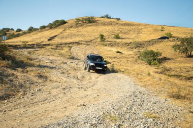 Car Rides On Trigger Mountain On Cape Meganom In Summer In Crime