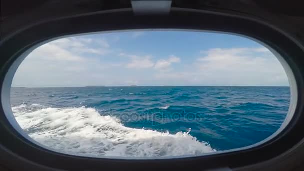 Vzrušující potápění Safari výlet na ostrovy souostroví Maledivy. — Stock video