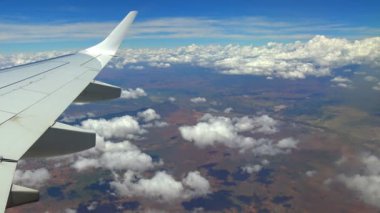 Tanzanya uçak uçuşu. Afrika.