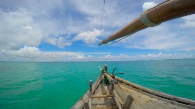 Mafya Adası kapalı bir yatta yürümek. Tanzanya. Hint Okyanusu.