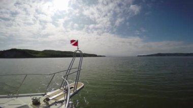 Kamçatka Yarımadası deniz Safari yolculuk. Rusya.