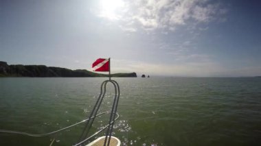 Kamçatka Yarımadası deniz Safari yolculuk. Rusya.