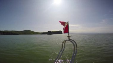 Kamçatka Yarımadası deniz Safari yolculuk. Rusya.