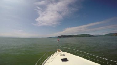 Kamçatka Yarımadası deniz Safari yolculuk. Rusya.