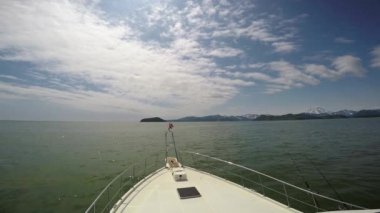 Kamçatka Yarımadası deniz Safari yolculuk. Rusya.