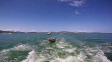 Kamçatka Yarımadası deniz Safari yolculuk. Rusya.