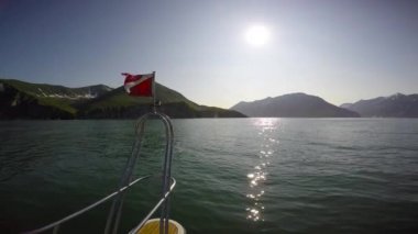 Kamçatka Yarımadası deniz Safari yolculuk. Rusya.