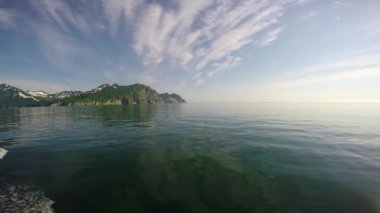 Kamçatka Yarımadası deniz Safari yolculuk. Rusya.