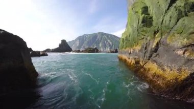 Kamçatka Yarımadası deniz Safari yolculuk. Rusya.