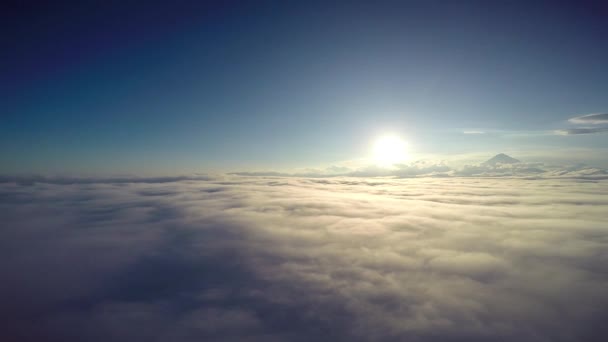 堪察加半岛之旅。热气球飞行。俄罗斯. — 图库视频影像