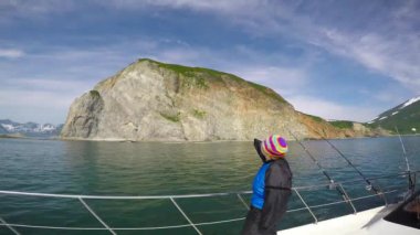 Kamçatka Yarımadası deniz Safari yolculuk. Rusya.