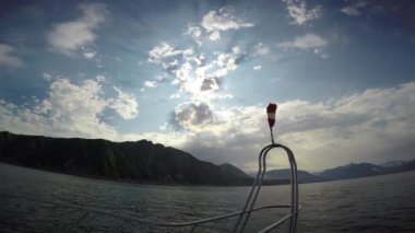 Kamçatka Yarımadası deniz Safari yolculuk. Rusya.