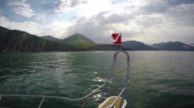 Kamçatka Yarımadası deniz Safari yolculuk. Rusya.