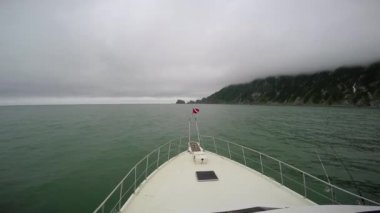 Kamçatka Yarımadası deniz Safari yolculuk. Rusya.