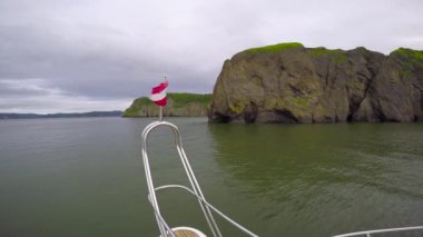 Kamçatka Yarımadası deniz Safari yolculuk. Rusya.