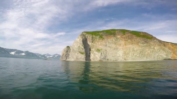 カムチャッカ半島から海のサファリの旅。ロシア. — ストック動画