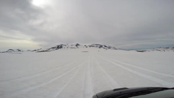 Reise zur Halbinsel Kamtschatka. die Umgebung des wiljutschinski Vulkans. — Stockvideo
