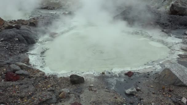 De omgeving van Moetnovski volcano. — Stockvideo