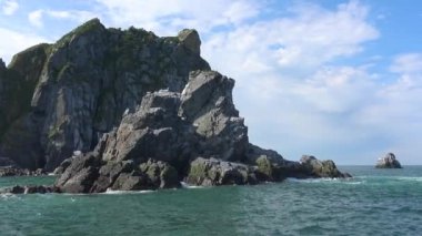 Deniz Aslanları. Deniz Safari yolculuk Kamçatka Yarımadası boyunca. Rusya.