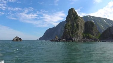 Deniz Safari yolculuk Kamçatka Yarımadası boyunca. Rusya.