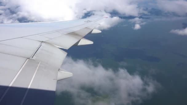 Take-off airliner in Petropavlovsk Kamchatsky. Journey to Kamchatka Peninsula. Russia. — Stock Video