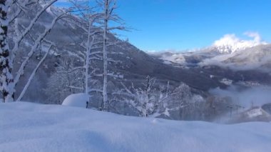  Dağ yamacı. Kayak Merkezi 