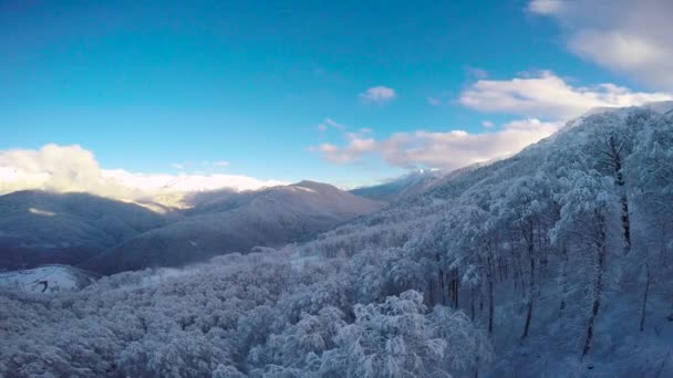 山の斜面 スキー リゾート ローザ クトール ロシア — ストック動画