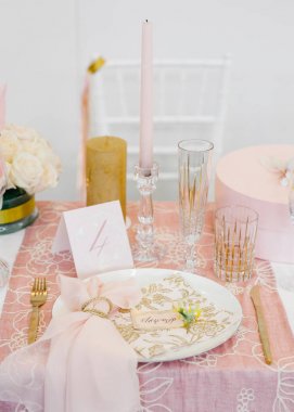 Düğün Tablo ayarı.