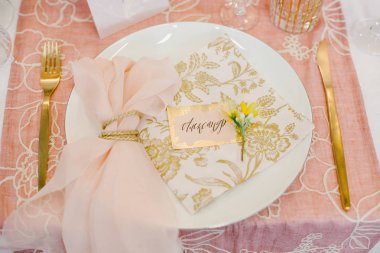 Düğün Tablo ayarı.