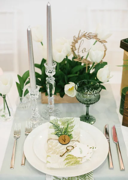 Boda mesa ajuste . — Foto de Stock