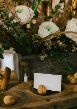 Düğün Masa Centerpieces. 