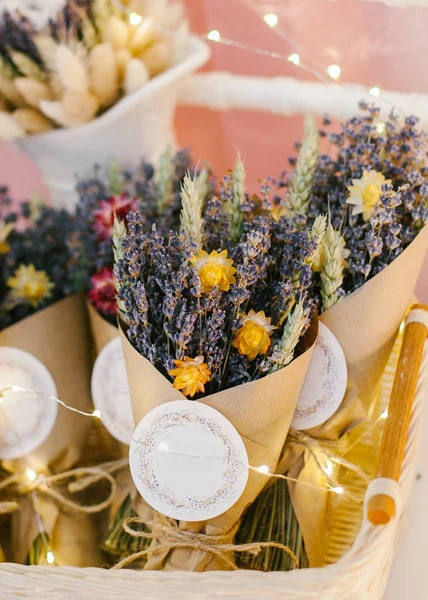 Buquê de lavanda seca . — Fotografia de Stock