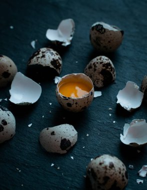 Bıldırcın yumurta gıda arka plan.