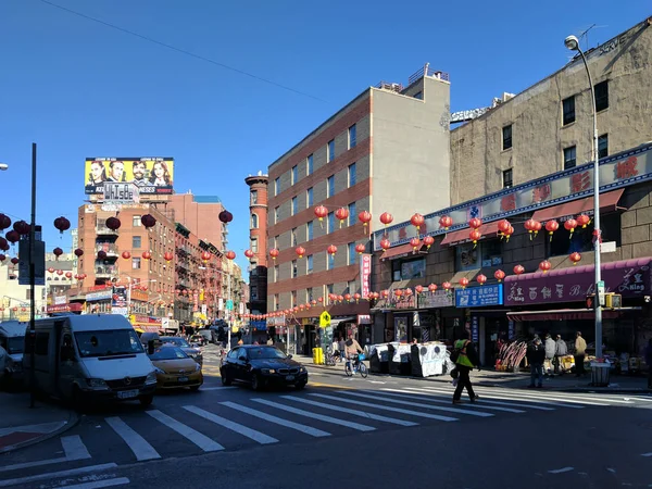 Street in Chinatown, New York — Stock Photo, Image