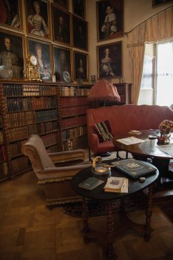 Bohemia, romantik çek kale iç kale Hruby Rohozec