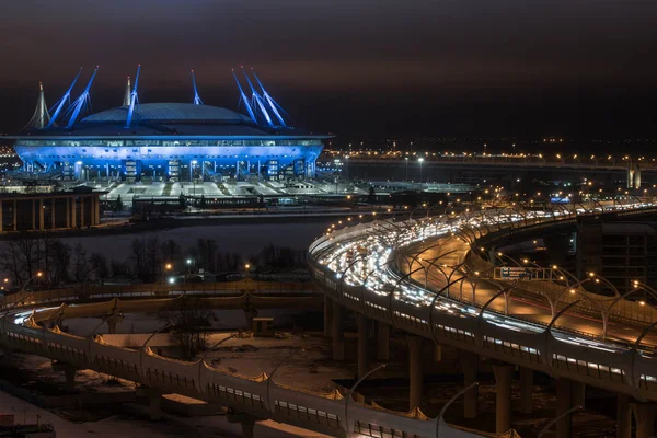 Ele novo estádio "Zenith Arena " — Fotografia de Stock