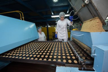 çok tatlı pasta yemek fabrikası büyük üretim