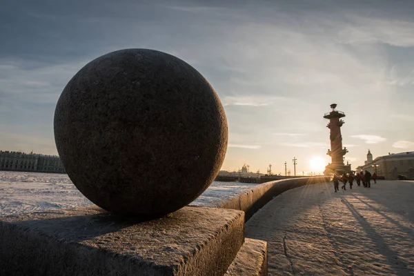 São Petersburgo. Dia frio de inverno — Fotografia de Stock