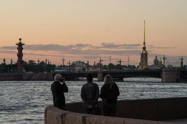 Skt. Petersborg. Hvide nætter - Stock-foto