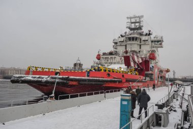  Yeni buzkıran Andrei Vilkitsky. Bu yüksek teknoloji bir gemi zekası.