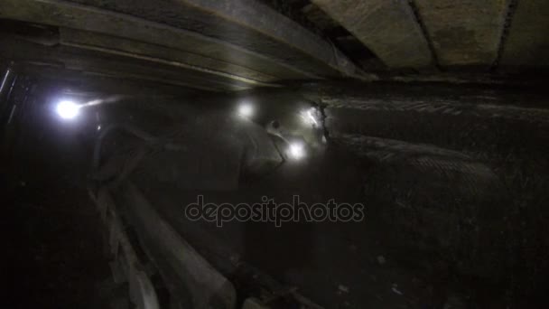 Le travail du mineur de charbon . — Video