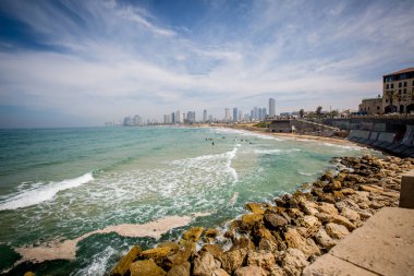 Tel-Aviv plaj manzarası, manzarası cityscape