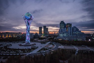 Astana, Kazakistan'ın peyzaj