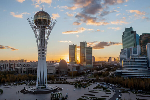 Landscape in Astana, Kazakhstan