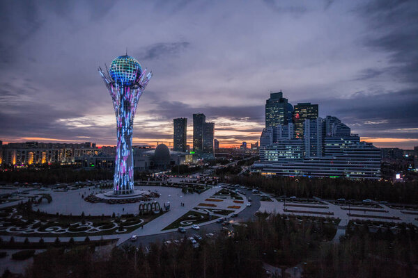 Landscape in Astana, Kazakhstan