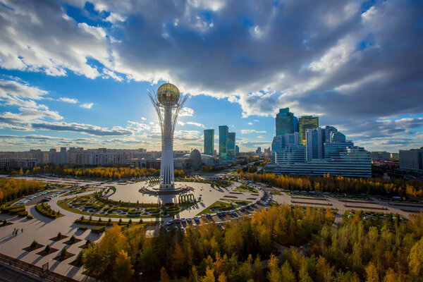 Landscape in Astana, Kazakhstan