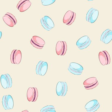 Sorunsuz pastel macarons
