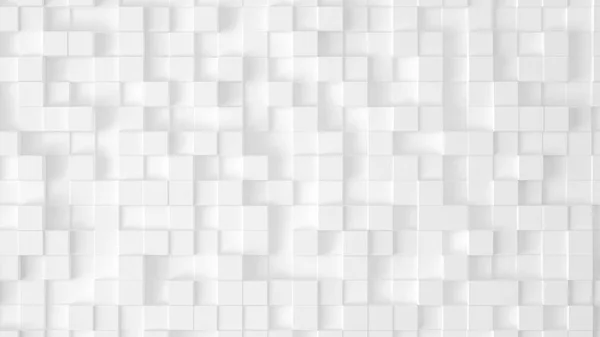 Fundo abstrato geométrico branco. ilustração 3d, 3d renderi — Fotografia de Stock
